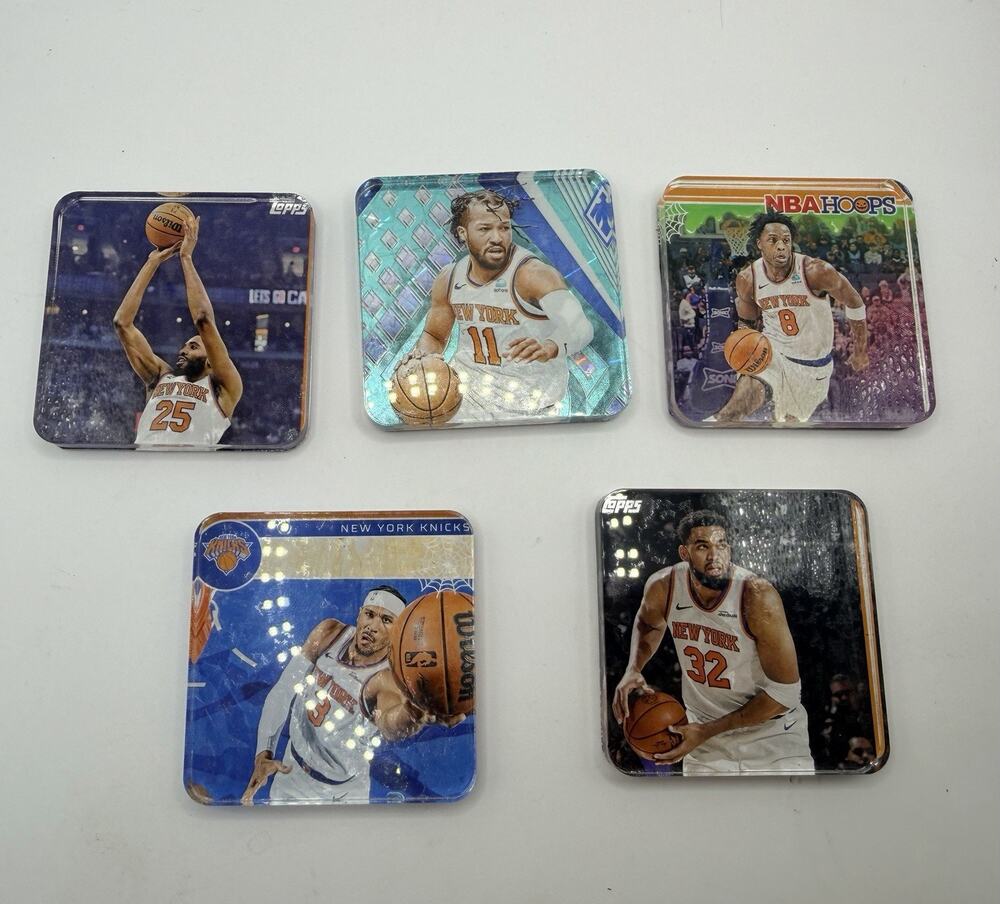 Custom Made NBA Champions New York Knicks Magnets Jalen Brunson Bundle Of 5
